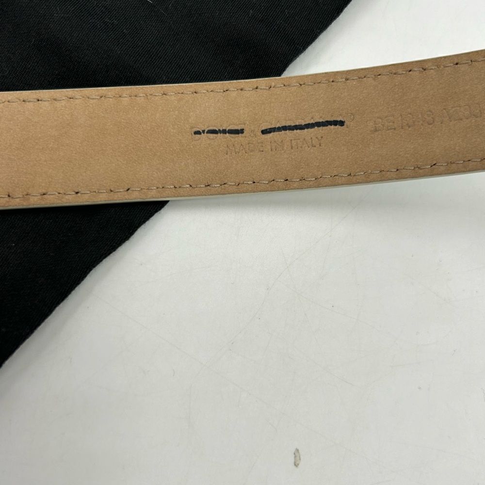 Women’s dolce and Gabbana calf skin leather belt size 70 cm/28 inches made Italy - Picture 5 of 6